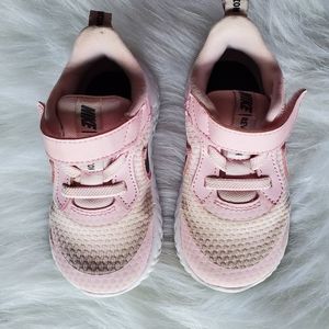 Pink foam Nike Revolution 6c Toddler Sneakers